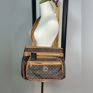 Beverly Hills Polo Club Women's Shoulder Bag Brown Vegan Friendly Purse